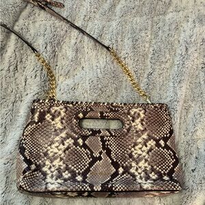 Michel Kors python cross body bag